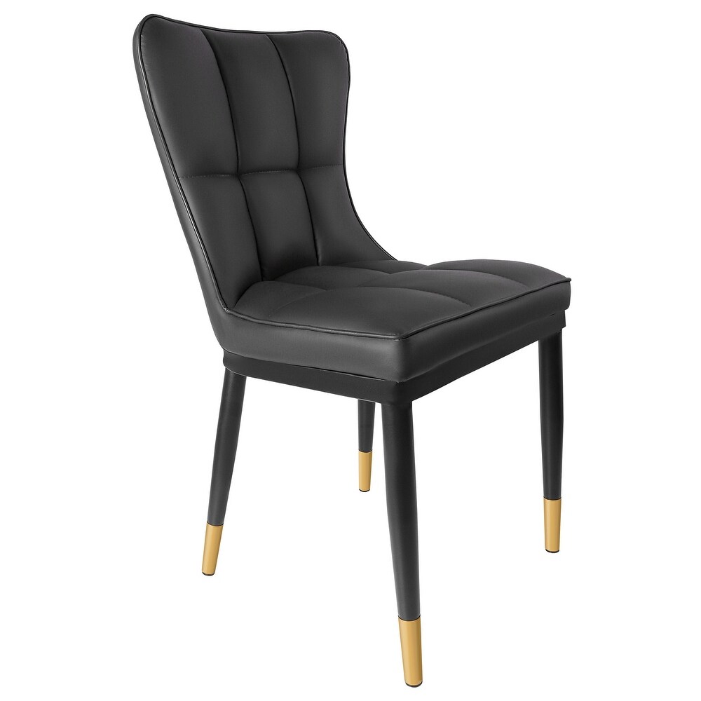 Faux Leather Upholstered Dining Chairs