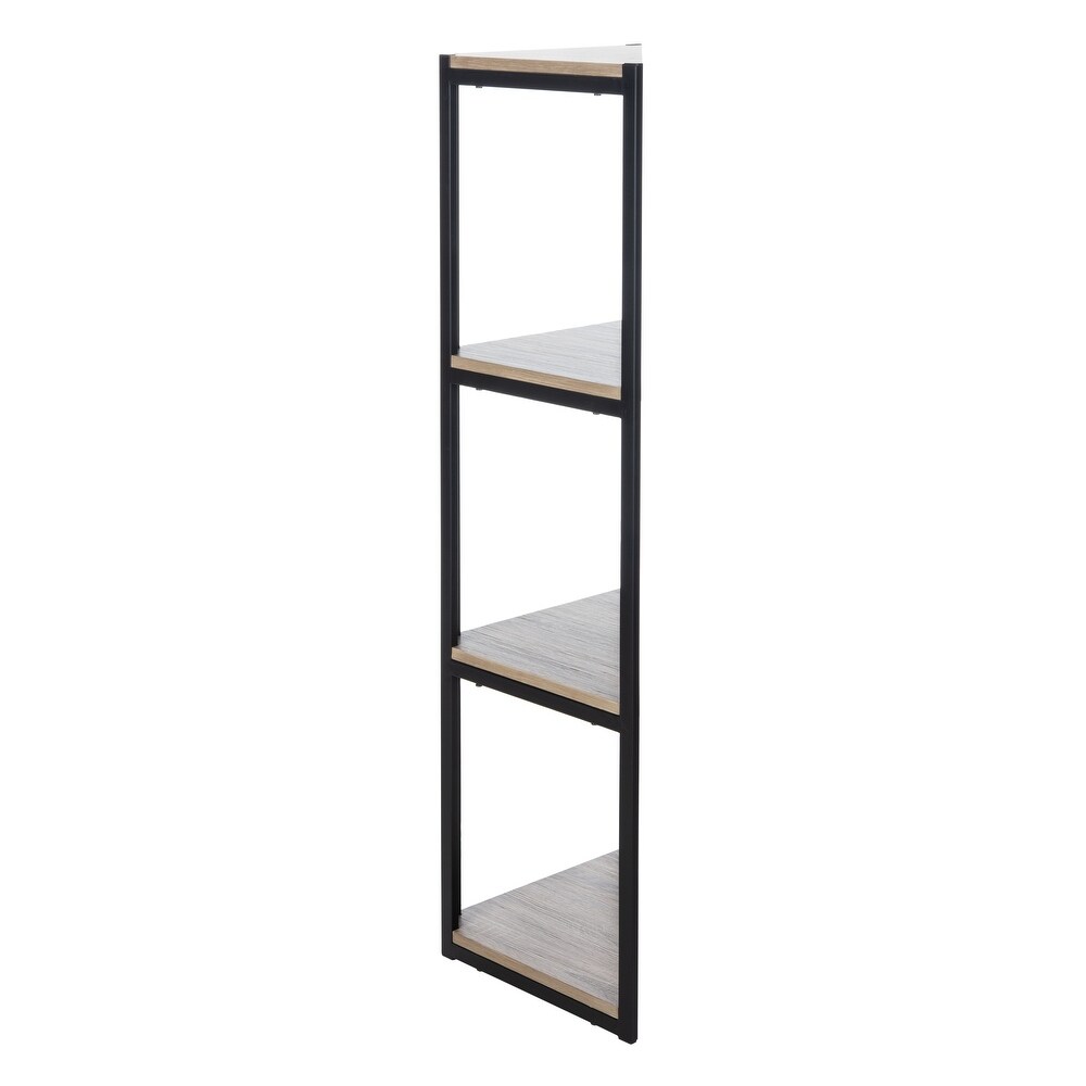 SAFAVIEH Logan 4 Tier Corner Bookshelf   16.5\