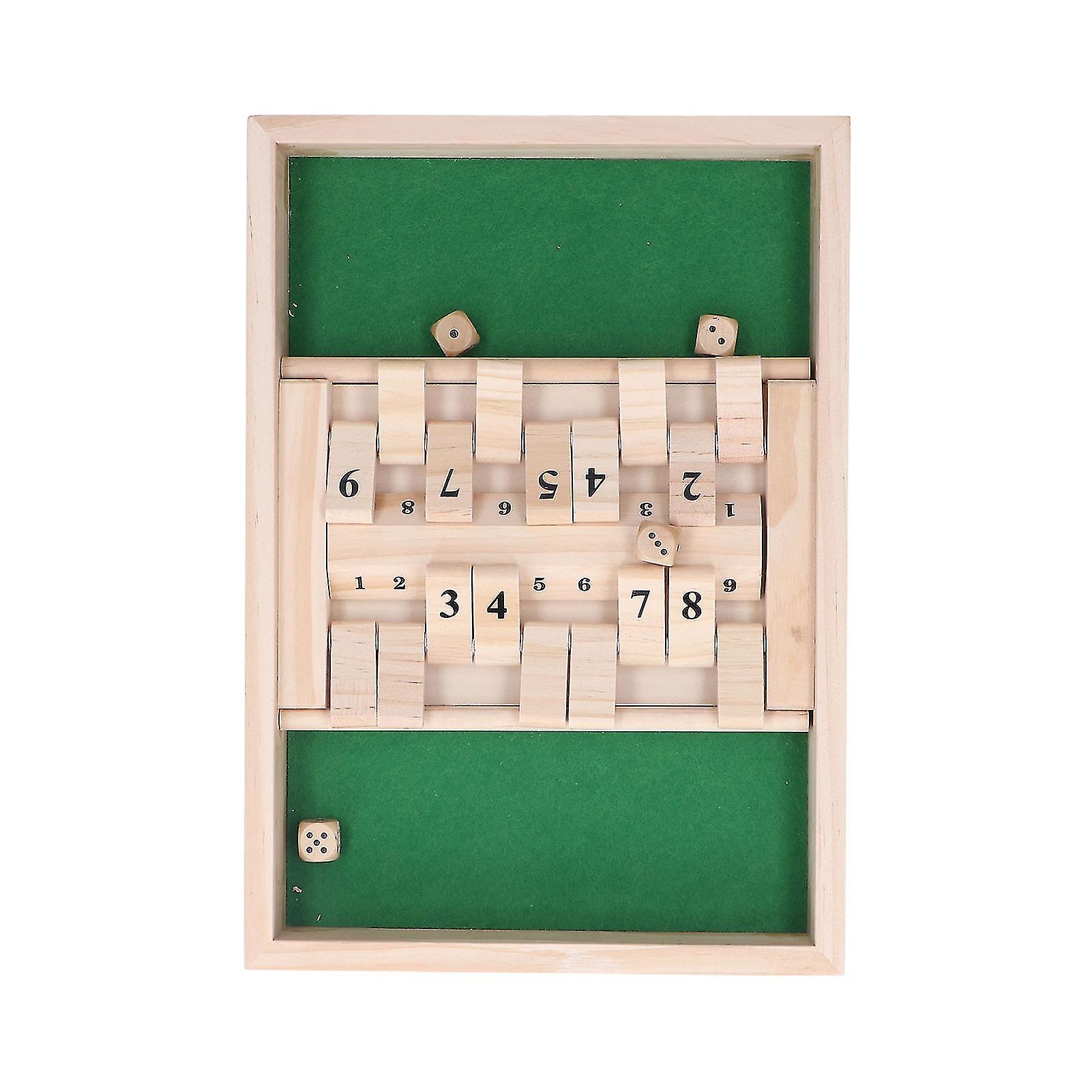 Numbers Wooden Board Set Double Sided 2 Player Thinking Strategy Game for Adults Children