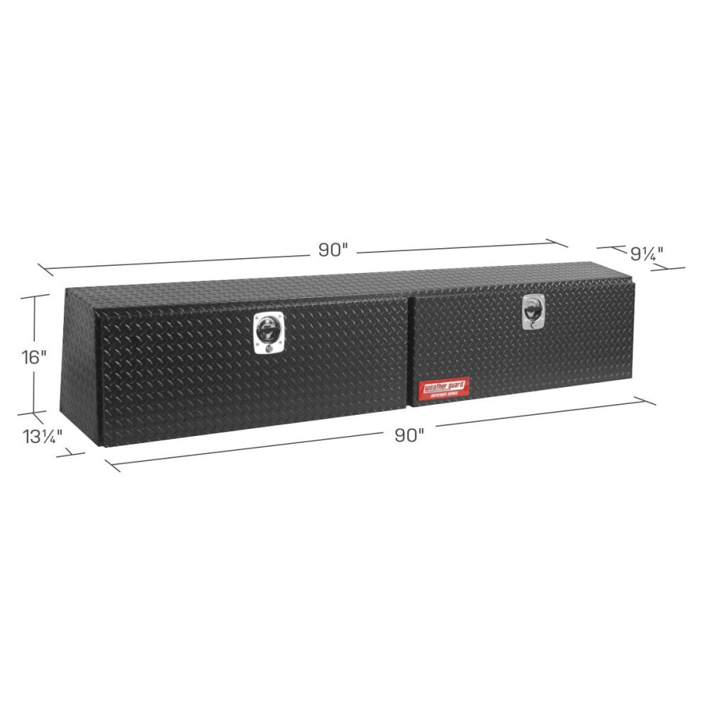 DEFENDER SERIES 300303-53-01 Long Hi Side Box 90 x 13.3 x 16.1 Black ;