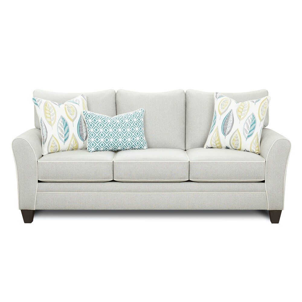 TNT Nickel Transitional Queen Sleeper Sofa