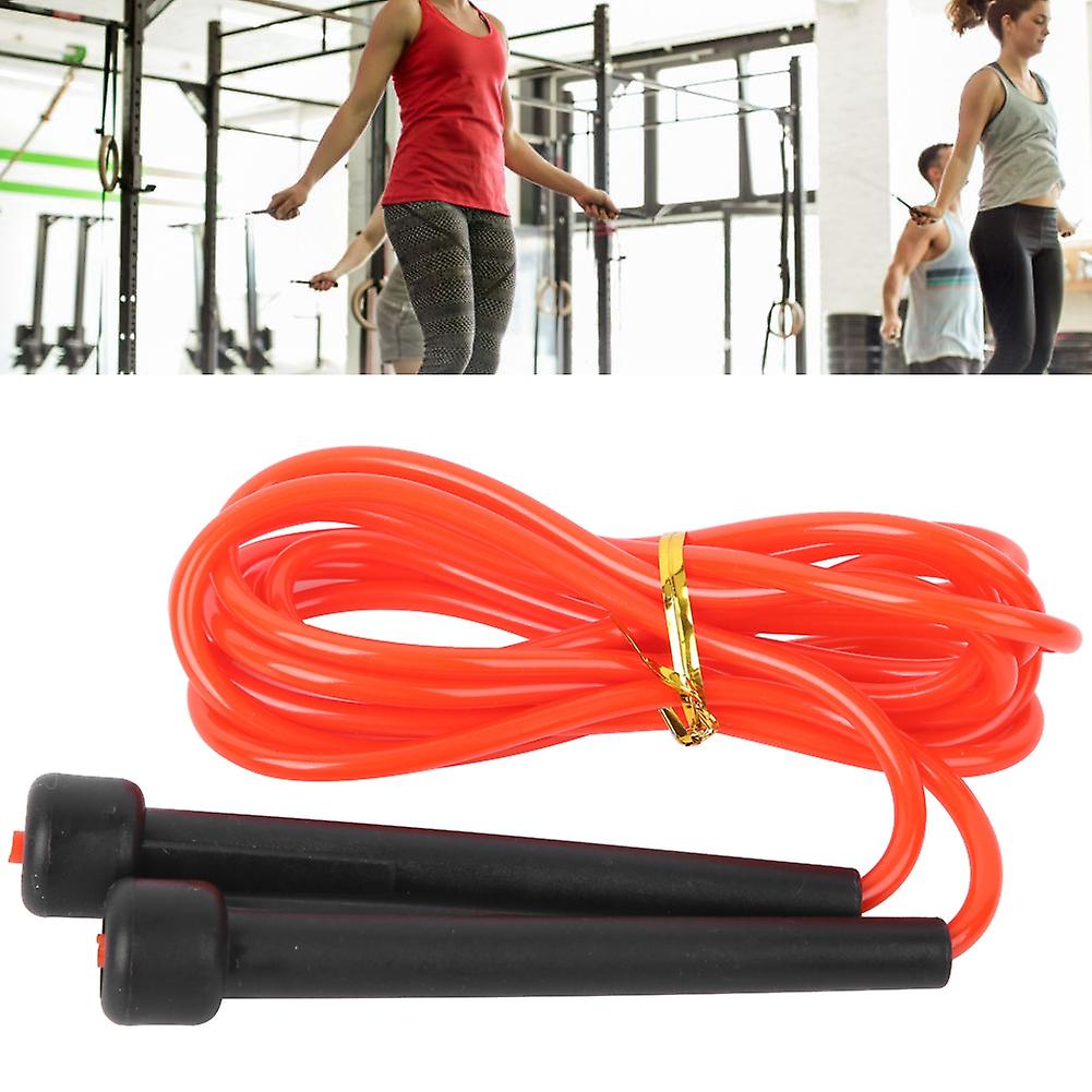 3pcs Pvc Quick Single Student Test Small Jumprope Indoor Fitness Equipmentred