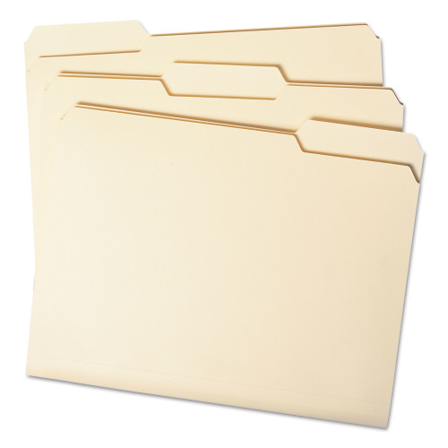 Smead Manila File Folders， 1/3-Cut Tabs， Letter Size， 100/Box (10330)