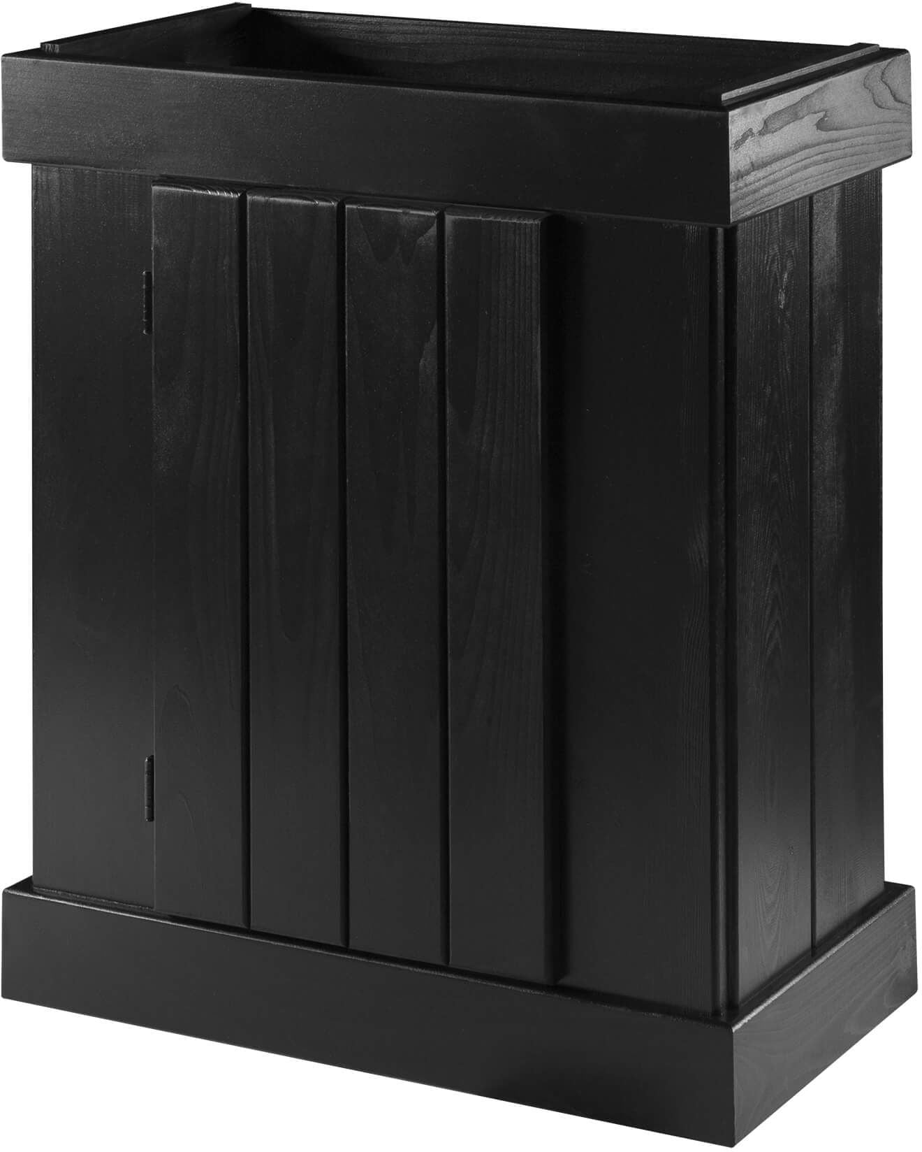 Aqueon Pine Aquarium Stand Black 24 x 12in