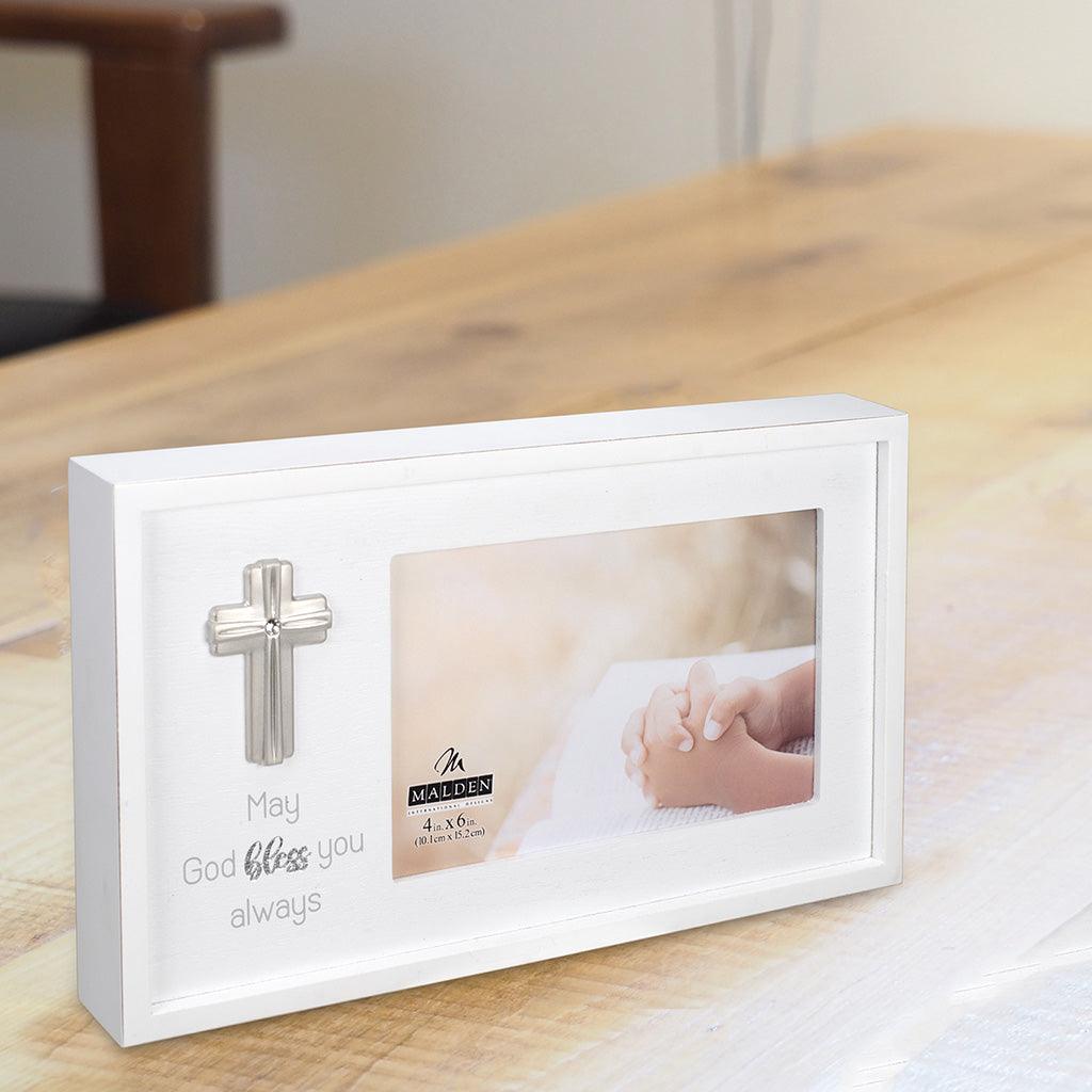 Malden  4X6 May God Bless You Always Frame