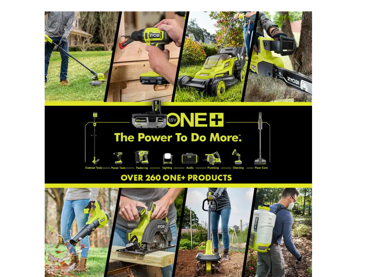 RYOBI P20140-AC ONE+ 18V 13 in. Cordless Battery String Trimmer/Edger with Extra 3-Pack of Spools， 4.0 Ah Battery and Charger