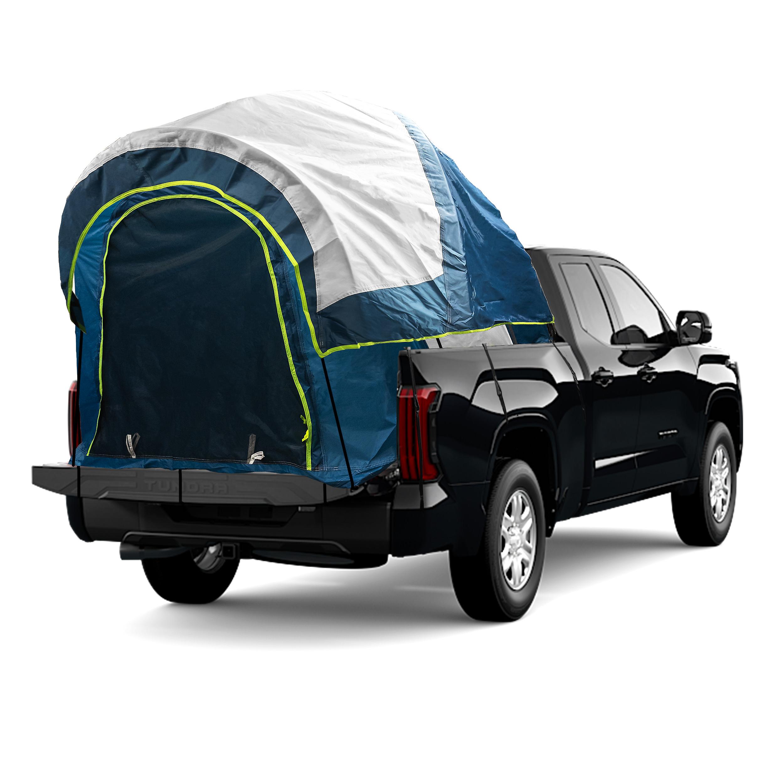 Truck Bed Tent， Pickup Truck Tent， Truck Bed Camping Tent for 2 Adults， Tent for Tailgate with Rainfly and Storage Bag， Fits Trucks Beds w/ Lengths from 66