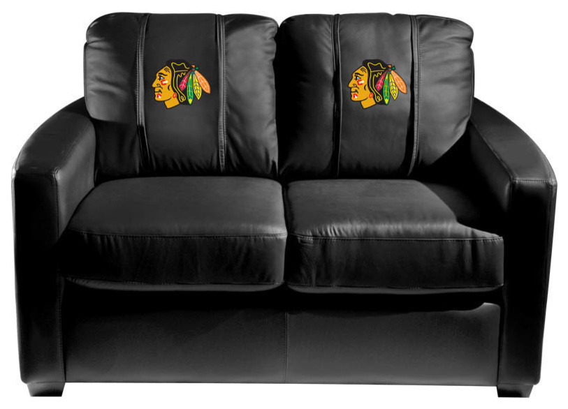 Chicago Blackhawks Stationary Loveseat Commercial Grade Fabric   Southwestern   Loveseats   by DreamSeats LLC  Houzz