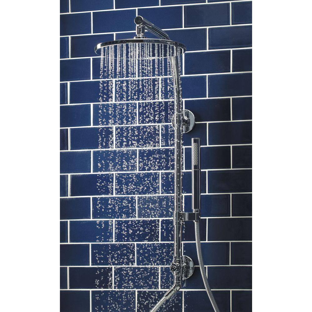 KOHLER HydroRail Shower Column in Polished Chrome for Arched Shower Arms K-45211-CP