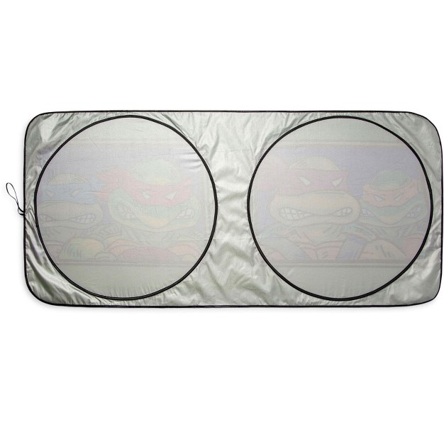 Surreal Entertainment Teenage Mutant Ninja Turtles Sunshade For Car Windshield 64 X 32 Inches