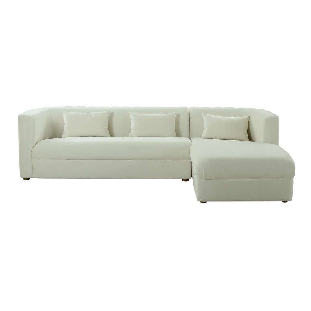 Callie Velvet Sectional