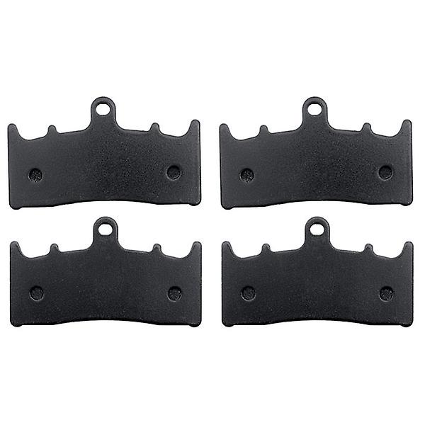 Front Brake Pads Compatible with 2000-2003 Kawasaki ZX12R - Non-Metallic Organic NAO Brake Pads Set