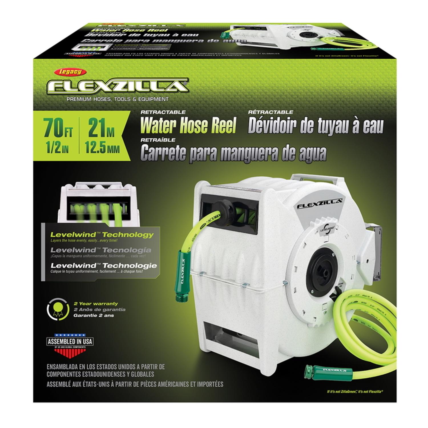 Legacy Flexzilla 1/2 in. D X 70 ft. L Premium Grade Hose and Reel