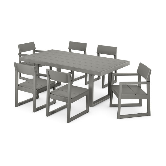 POLYWOOD Edge Outdoor Dining Table 78 x 40