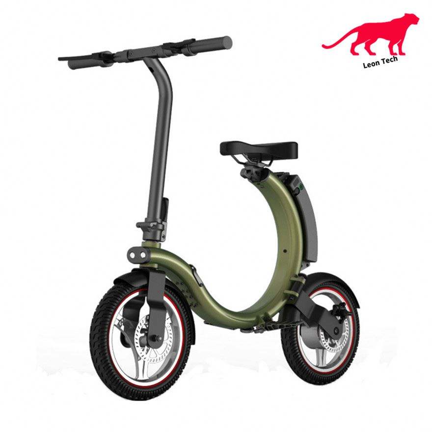 Foldable Cycling 14 Inch Cheap Scooter 36V 350W E Electric Bike With Seat