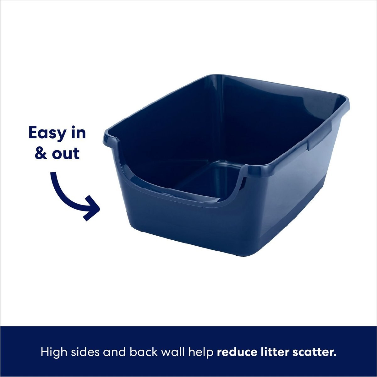 Frisco High Sided Cat Litter Box， Extra Large 24-in