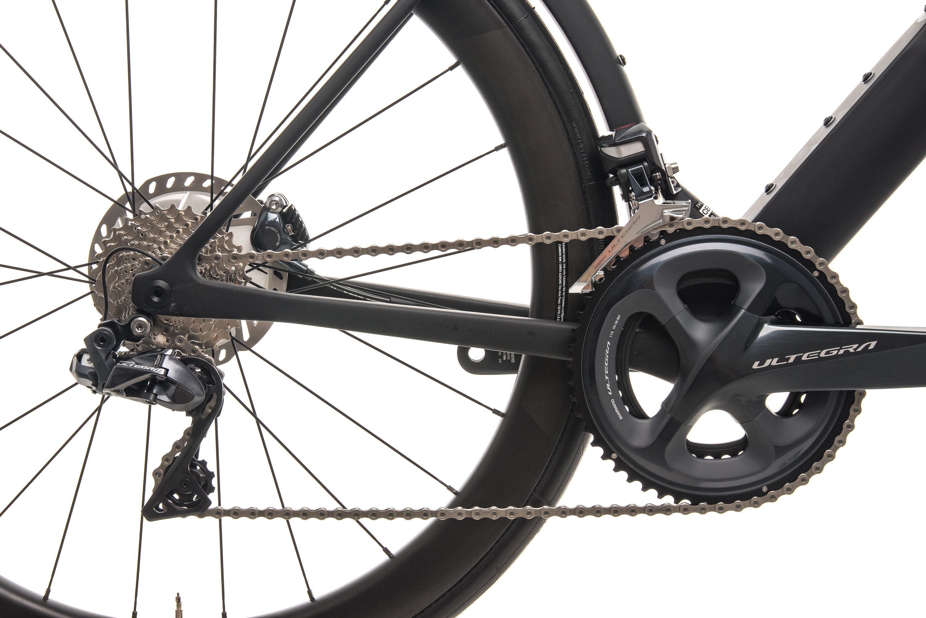 3T Strada Due Team Stealth Ultegra Di2 Road Bike - 2020, Small