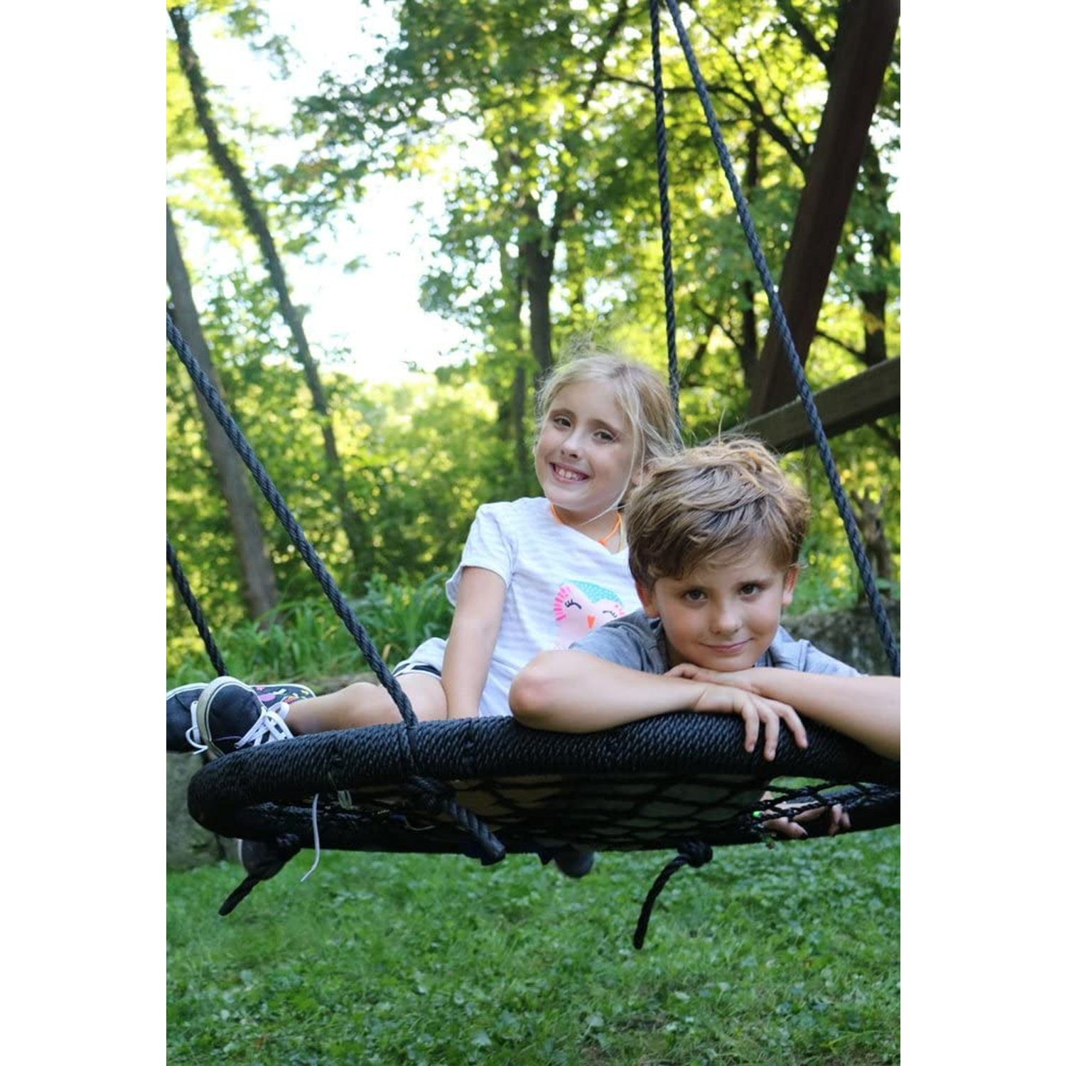 M and M Sales Enterprises Web Riderz Kids Adjustable Hanging Outdoor Rope Swing