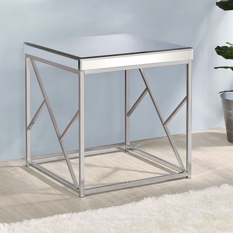 Steve Silver Co. Evelyn Mirror-Top End Table