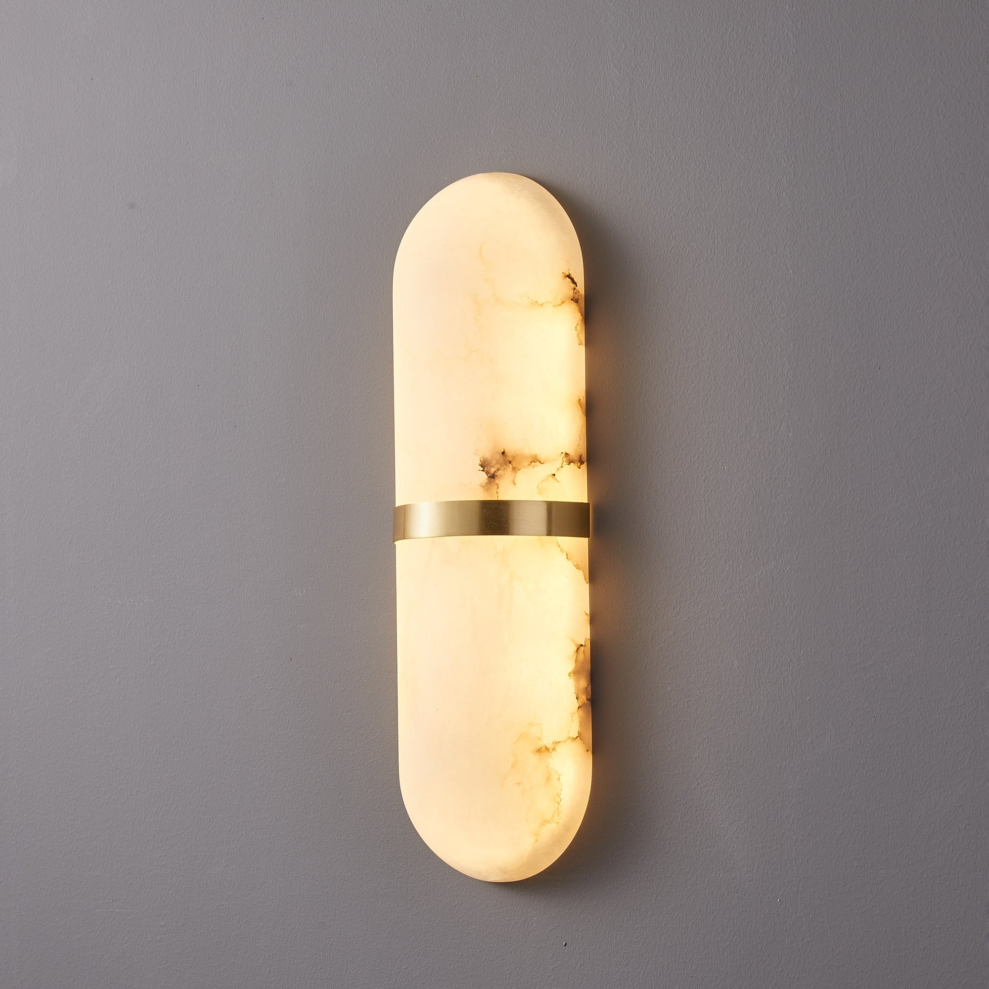 Alabaster Pill Wall Light