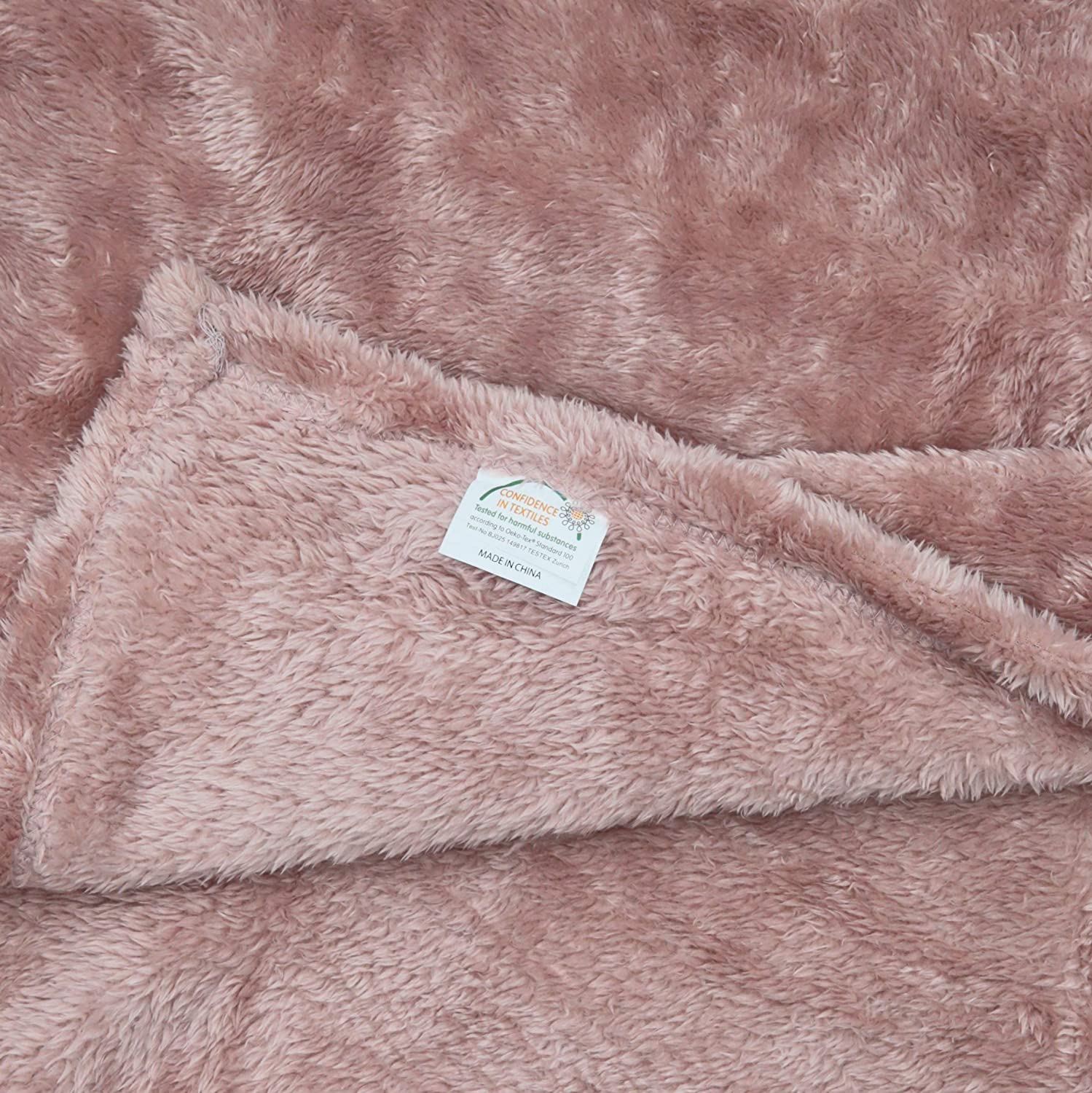 Exclusivo Mezcla Plush Fuzzy Large Fleece Throw Blanket ( 50