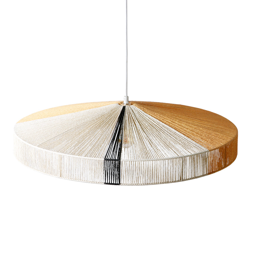 Pendant rope light black stripe