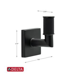 Delta Averland Towel Hook in Matte Black AVE35-MB