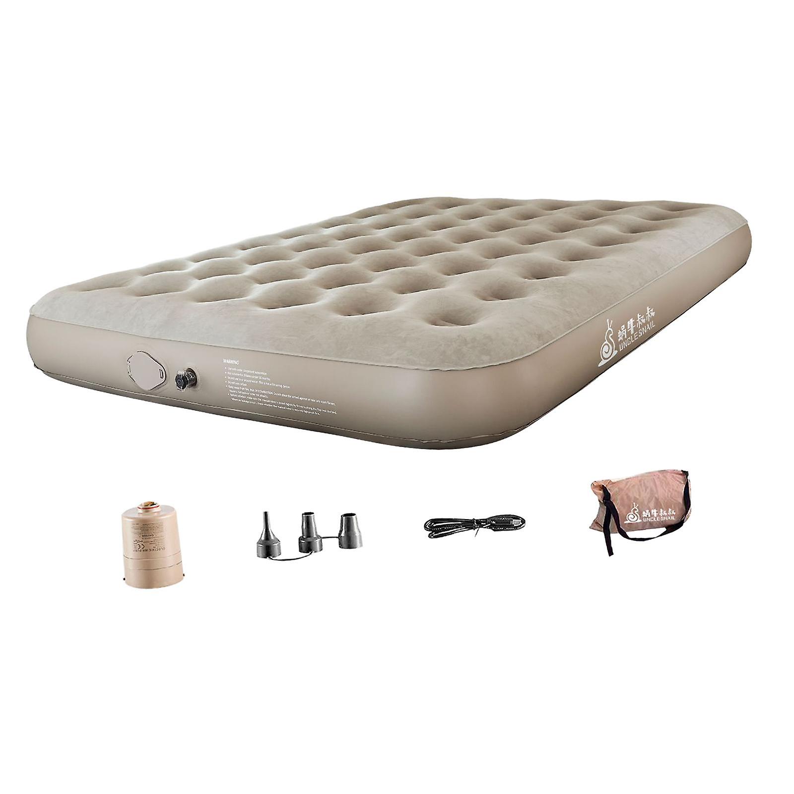 Automatic Inflatable Air Mattress Durable Blow Up Bed For Travel Home Guests 198cmx150cm