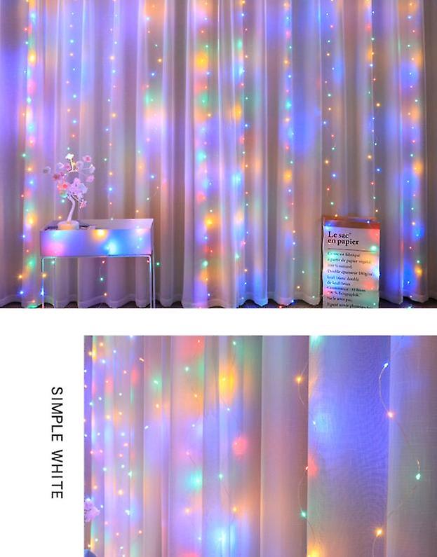 Miman Usb Led Curtain Light Copper Wire Fairy Light Garden Decoration