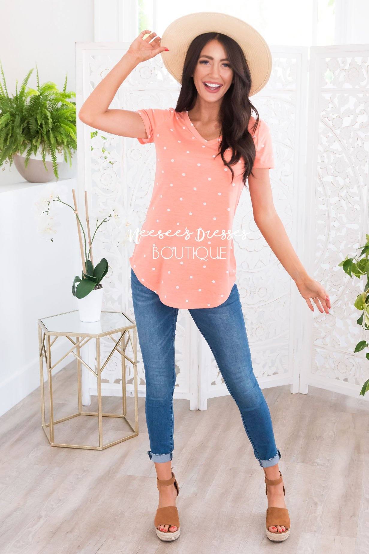 All In Good Fun Modest Dot Tee