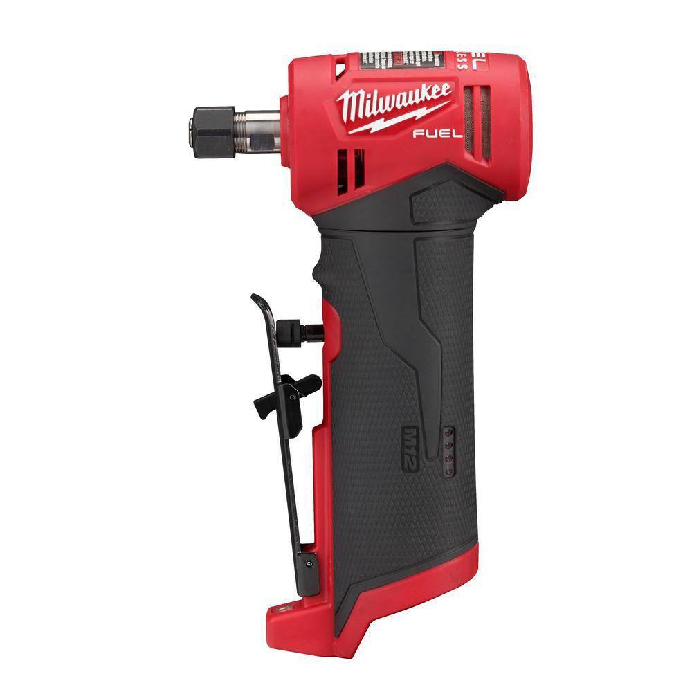 MW M12 FUEL 12V Lithium-Ion Brushless Cordless 14 in. Right Angle Die Grinder (Tool-Only) 2485-20