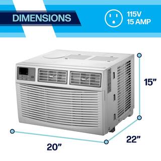 Arctic Wind 10000 BTU Electronic Window Air Conditioner in White 3AW10000DA