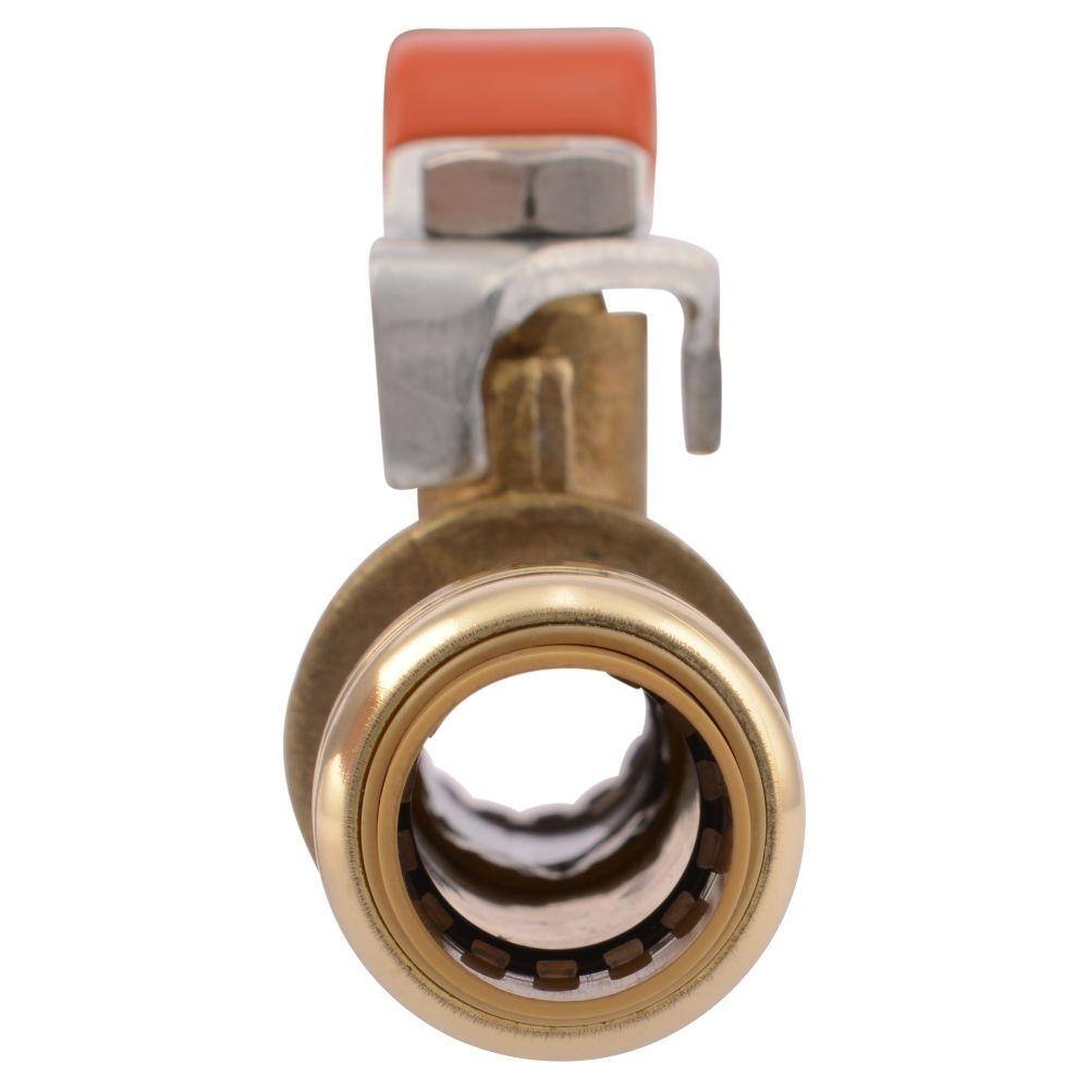 SharkBite 12 in. Push-to-Connect Brass Slip Ball Valve 24735LF