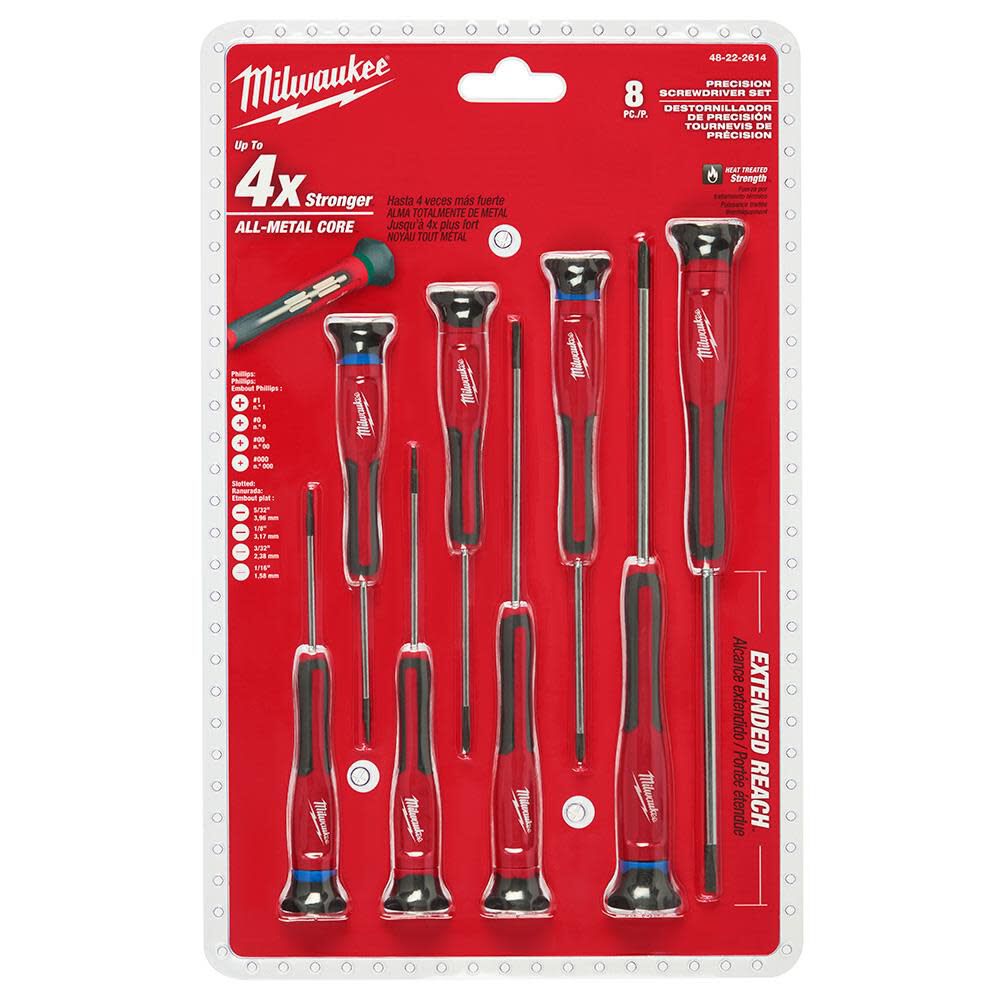 MW Precision Screwdriver Set 8pc 48-22-2614 from MW