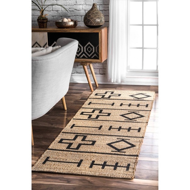 Hand Loomed Fiber Barry Area Rug Natural Nuloom