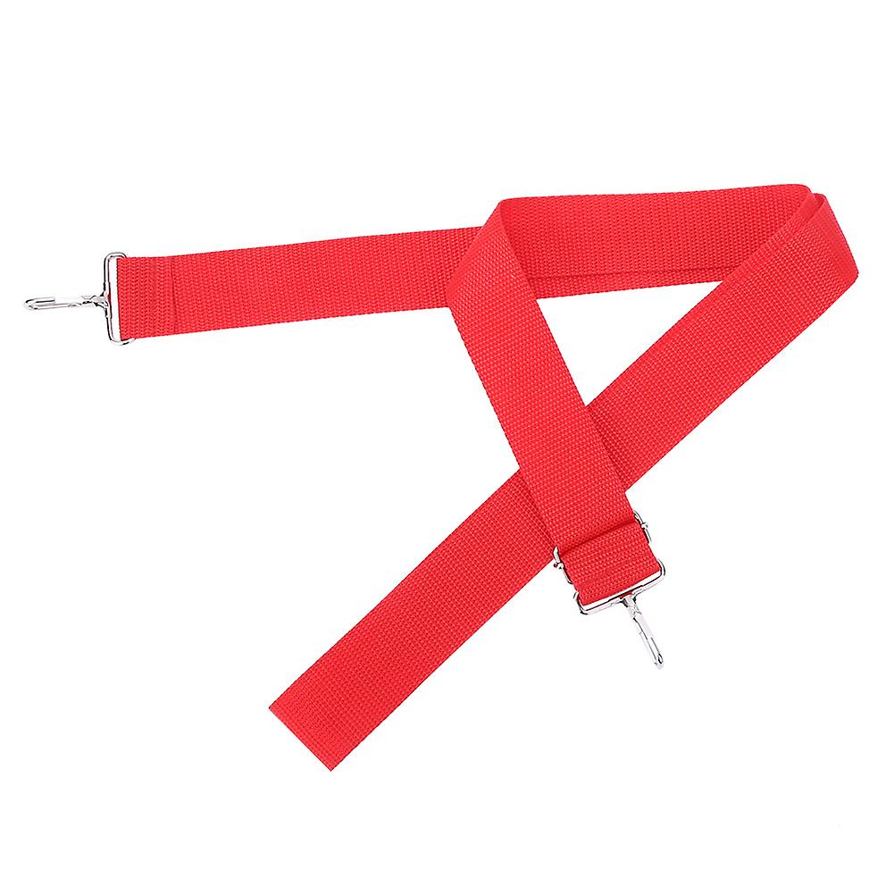 Wg02 Polyester Nylon Adjustable African Drum Strap Red Snare Drum Strap Belt With Metal Hook