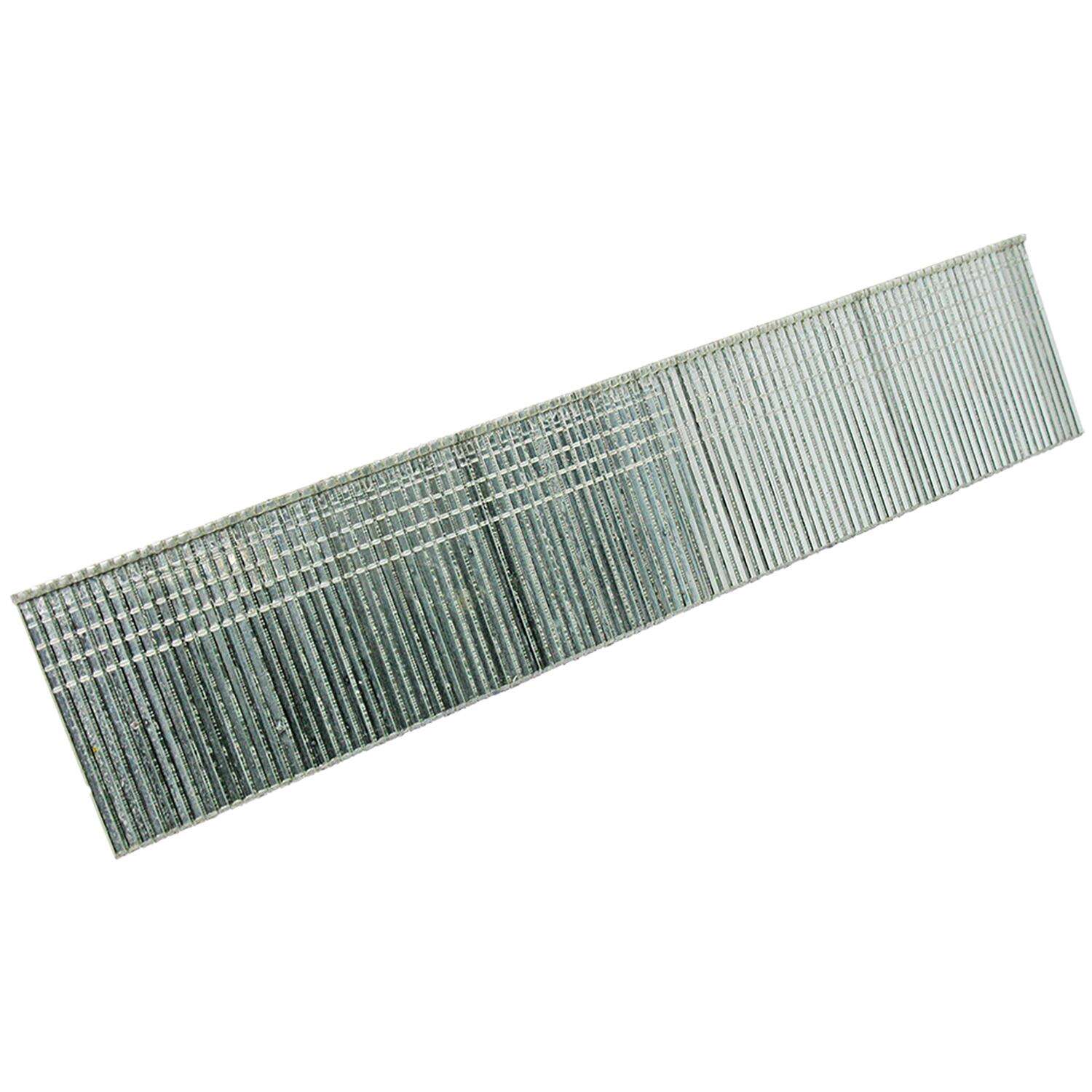 Grip-Rite 1 in. 18 Ga. Straight Strip Electro Galvanized Finish Nails 1000 pk