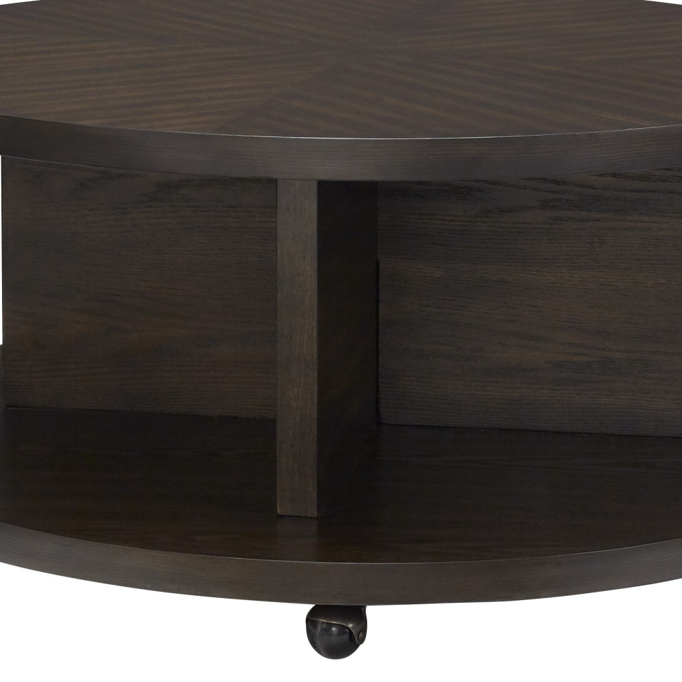 Grove Park Round Cocktail Table   Transitional   Coffee Tables   by HedgeApple  Houzz