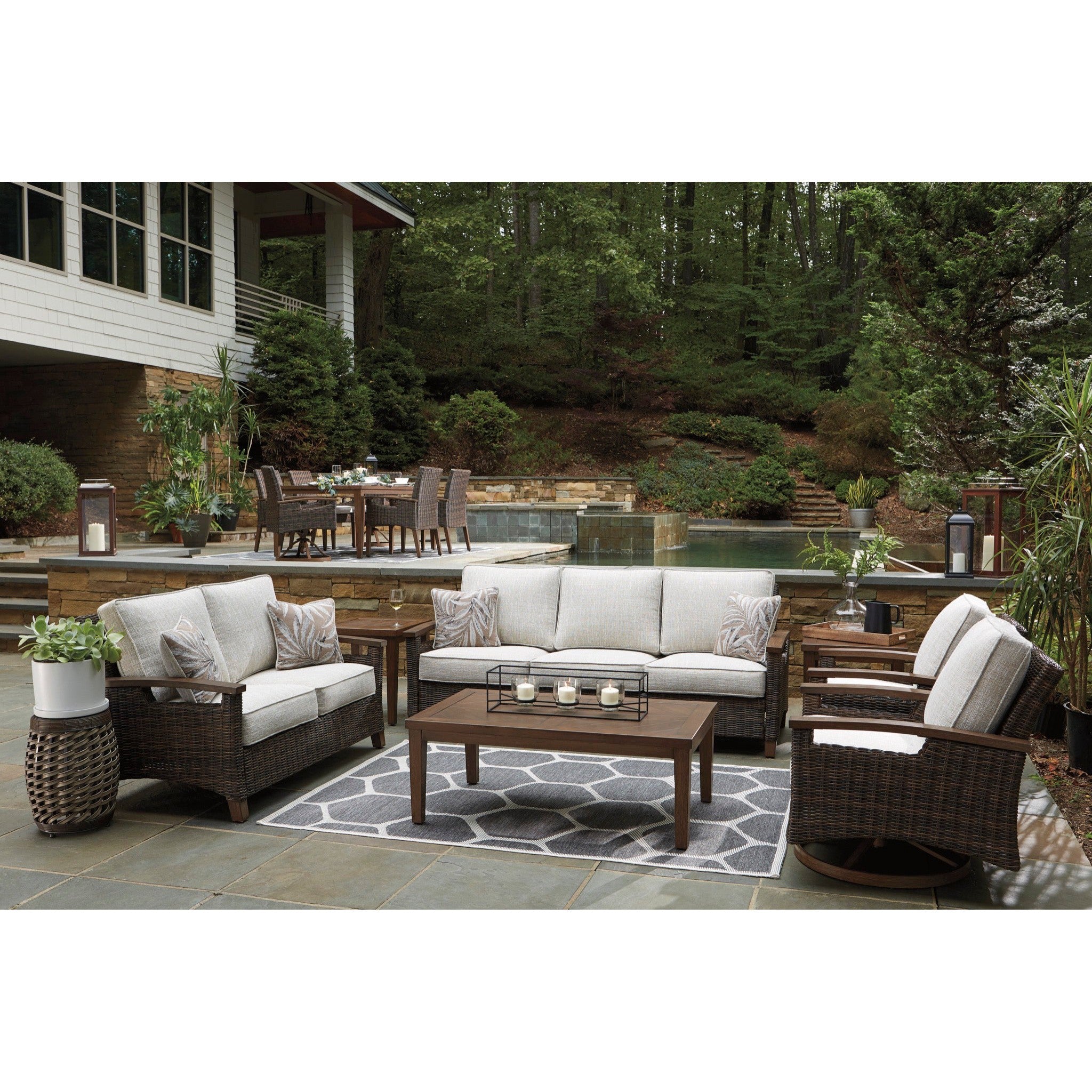 Sea Cliff Outdoor 59 Loveseat