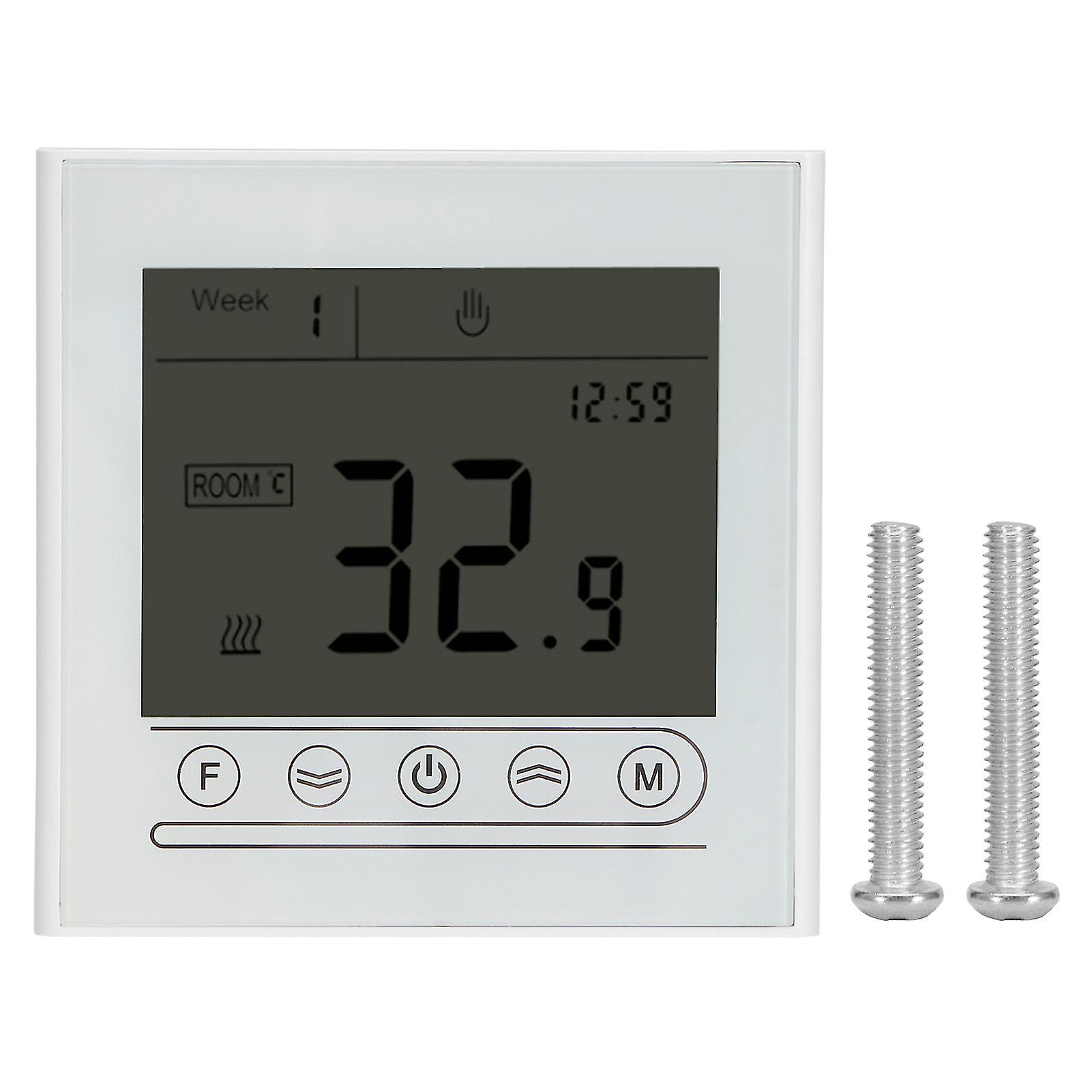 Programmable Thermostat，Programmable Thermostat LCD Touch Gas Boiler Thermostat Home Thermostat Eco-Friendly Materials