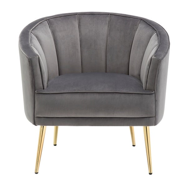 Silver Orchid Randolf Velvet Accent Chair