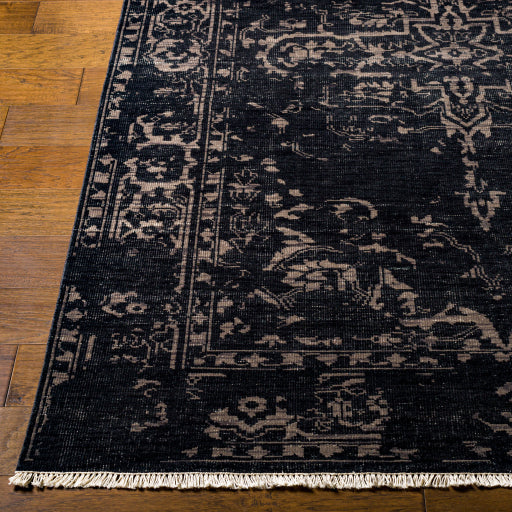 Festival NZ Modern Wool Black Rug