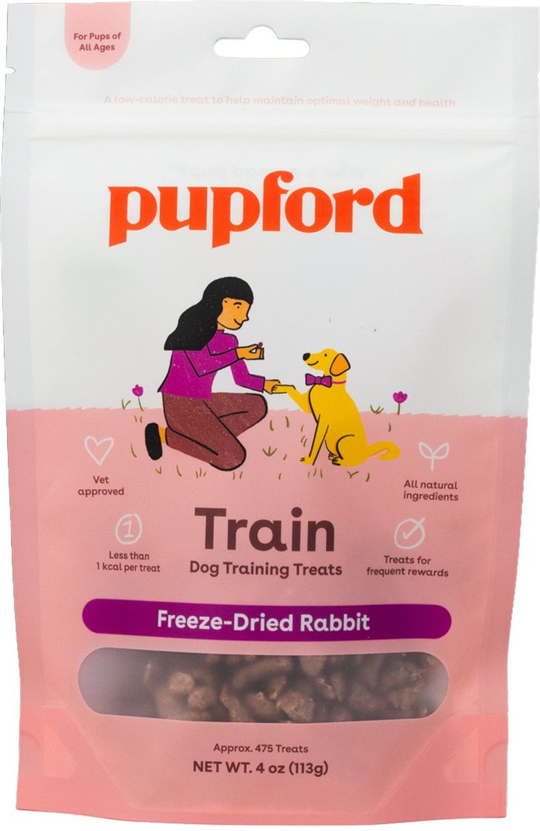 Pupford Rabbit Training Freeze-Dried Dog Treats