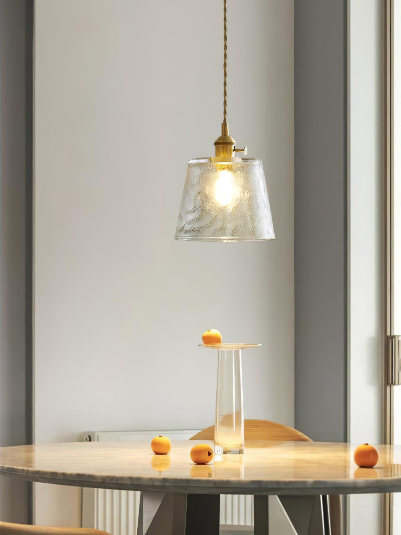 Glass Cup Pendant Lamp