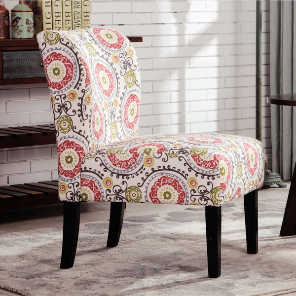 The Curated Nomad Pavilion Upholstered Armless Accent Slipper Chair