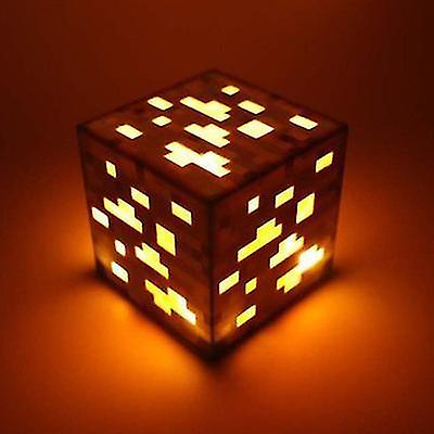 Game Peripheral Miners Rechargeable Lamp Night Light Flashlight Toy-orange