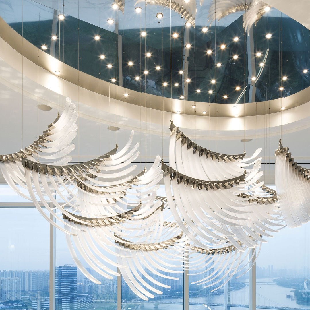 Bird Feather Wings Chandelier