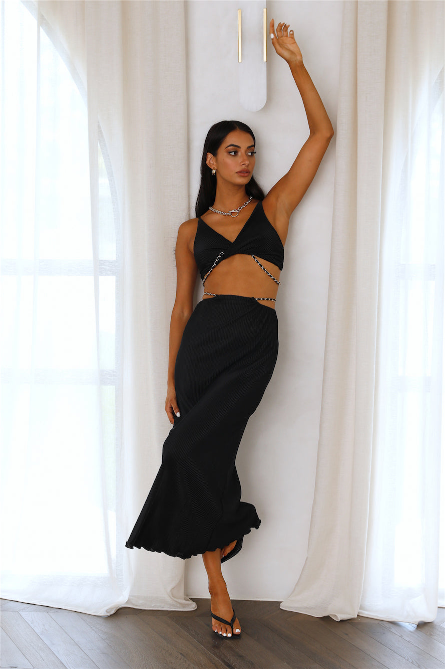 Not A Stereotype Maxi Skirt Black