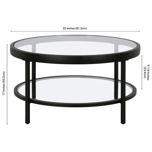 Alexis 32'' Wide Round Coffee Table