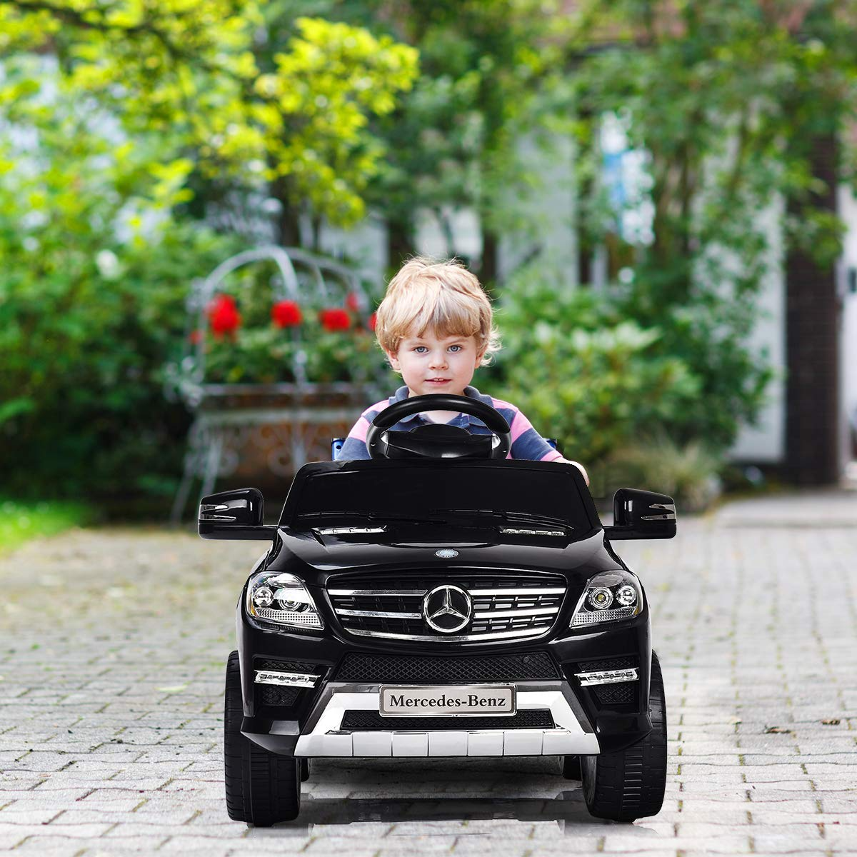 Costzon Ride On Car, Licensed Mercedes Benz ML350 6V Electric 2WD Battery Powered Kids Vehicle